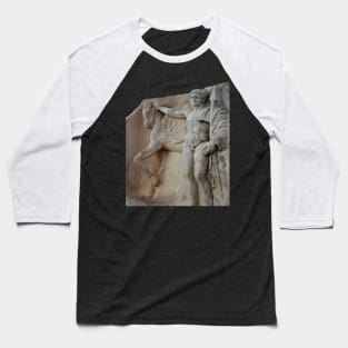 Mythical Horse Creature Ancient Statue Aphrodisias Cut Out Baseball T-Shirt